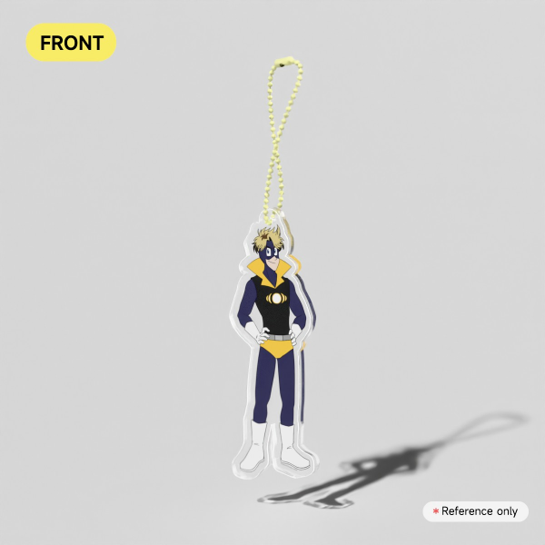 Bike Helmet Hero: Origins - Shockwave (c. 1987) - Clear Acrylic Keychain