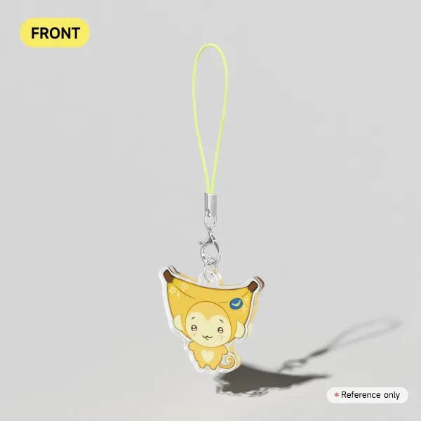 banana monkey phonecharm