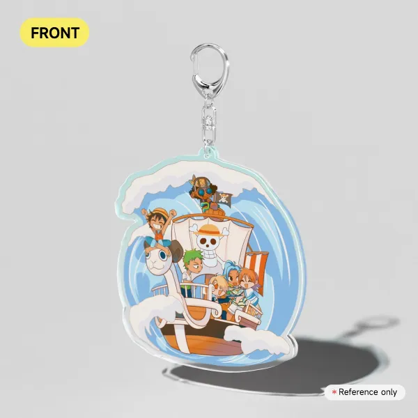 Strawhats Mugiwara One Piece Keychain (DOUBLE SIDED)