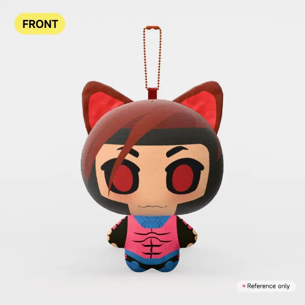 Gambit cat Plush keychain