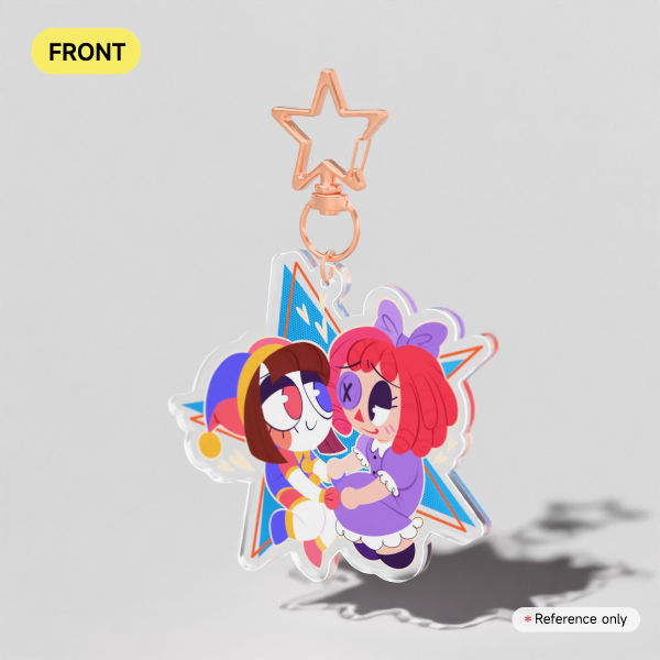 Jesterdoll Clear Acrylic Keychains