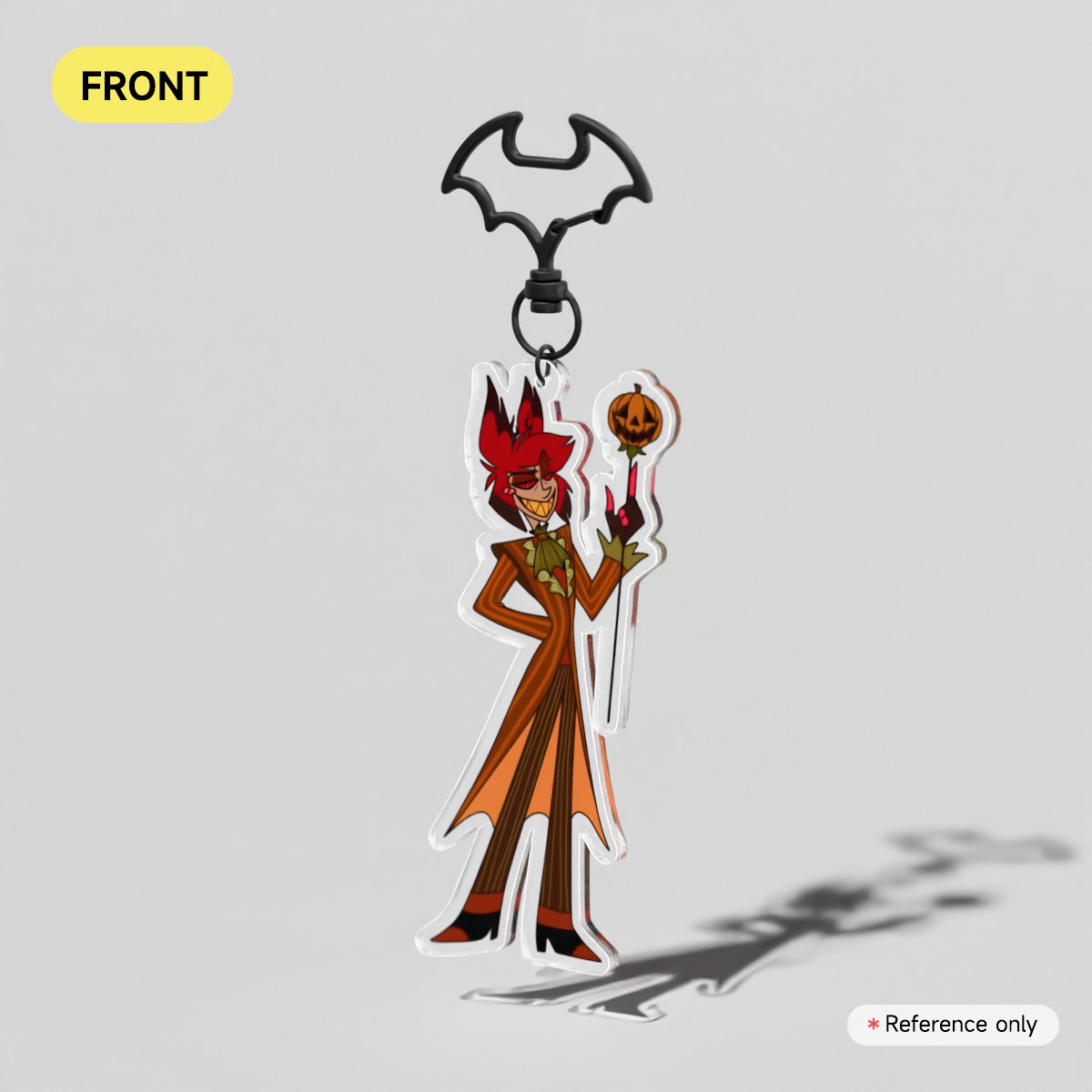 Hazbin Halloween | Pumpkin Overlord Alastor - Clear Acrylic Keychains