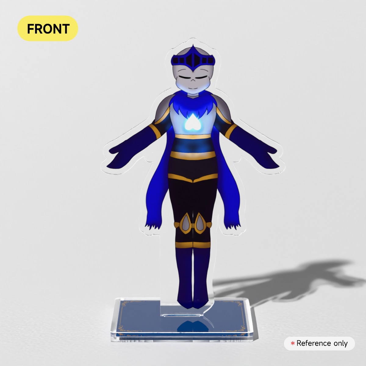 Blue Swap Sans Clear Acrylic Standee