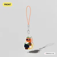 Pumpkin Girl With Her Ducks Keychains