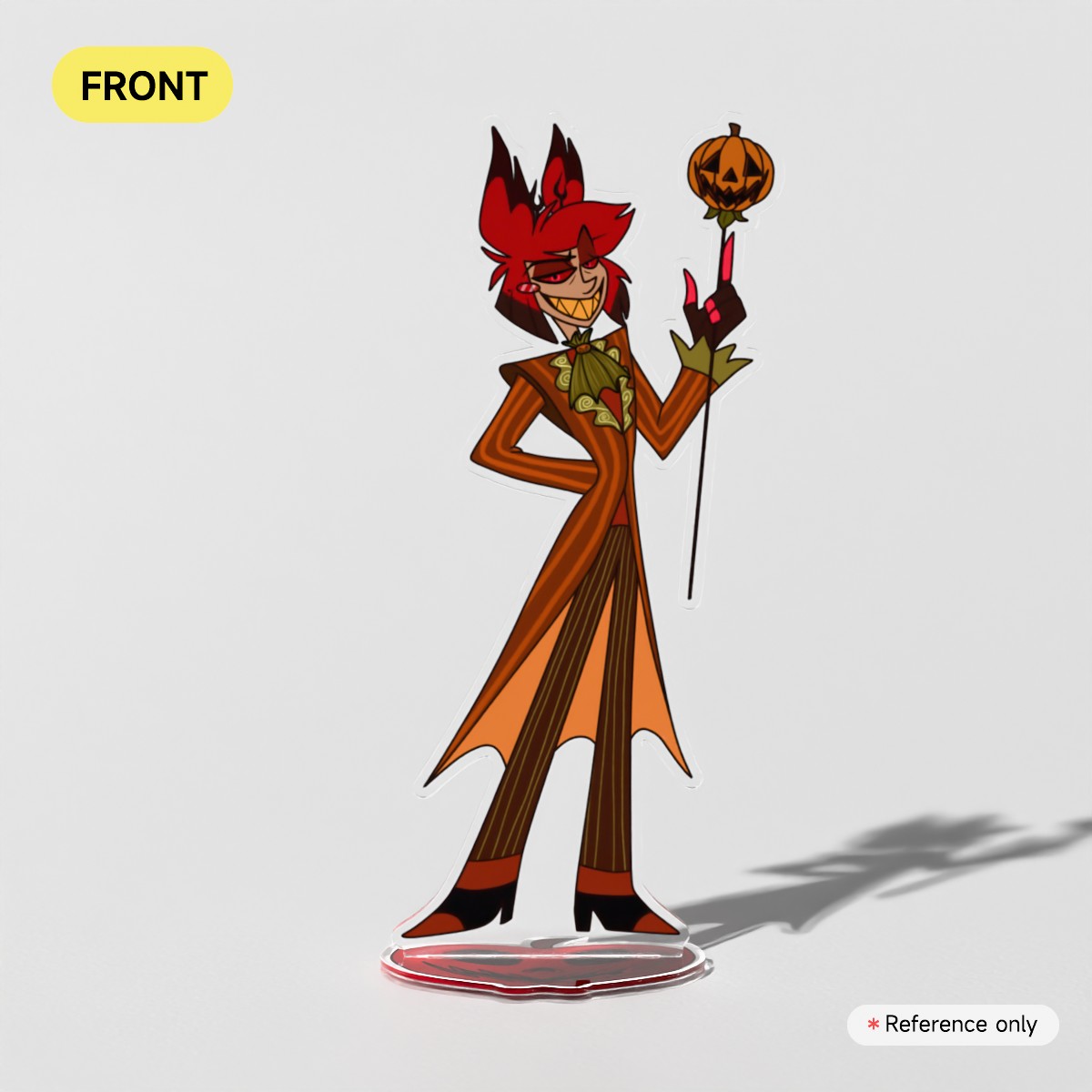 Hazbin Halloween | Pumpkin Overlord Alastor - Clear Acrylic Standees