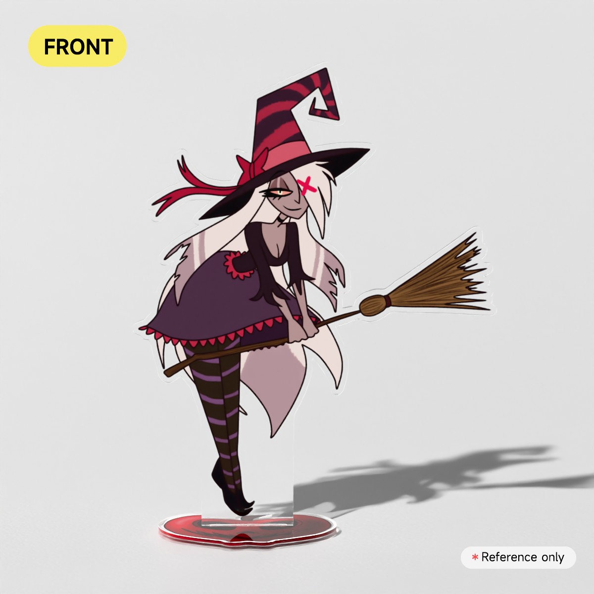 Hazbin Halloween | Witch Vaggi - Clear Acrylic Standees