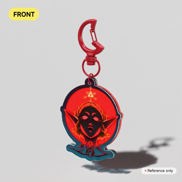 Zelda blood moon Acrylic Keychain