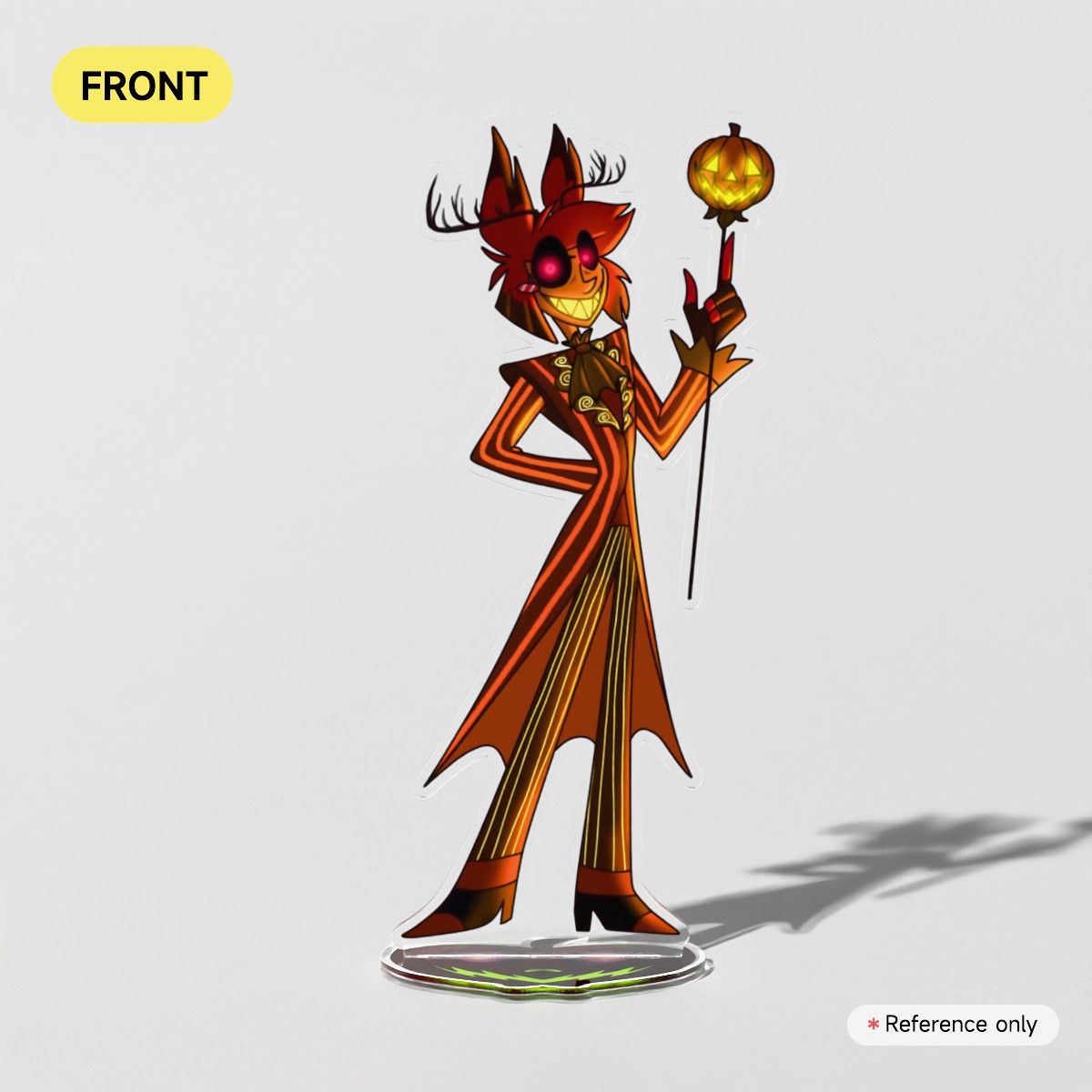 Hazbin Halloween | Pumpkin Overlord Alastor (Spooky Edition) - Clear Acrylic Standees