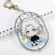 Custom Hot Stamping Foil Acrylic Keychain