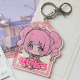 Custom Broken Glass Acrylic Keychains
