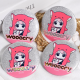 Custom Foil Holographic Round Badges