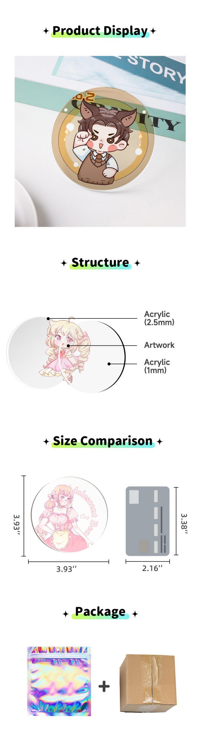 Product Display, Strctrue and Package