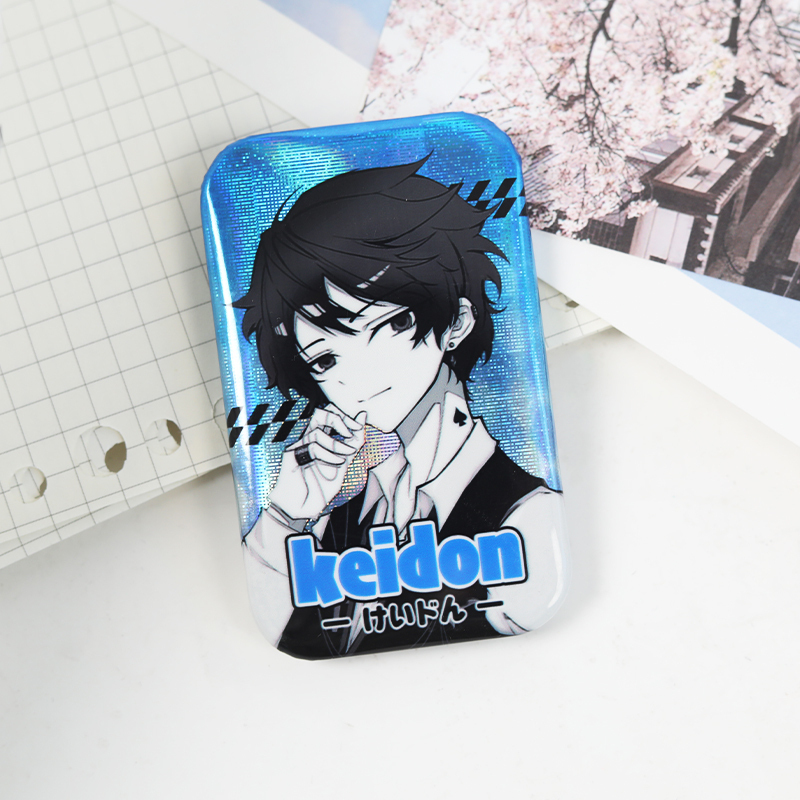 Custom Holographic Rectangular Badges