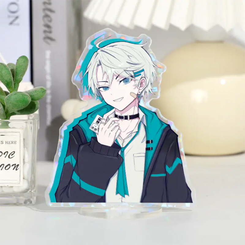 Custom Broken Glass Acrylic Standees