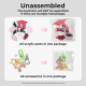 Acrylic Game Shaker Pendant Unassembled