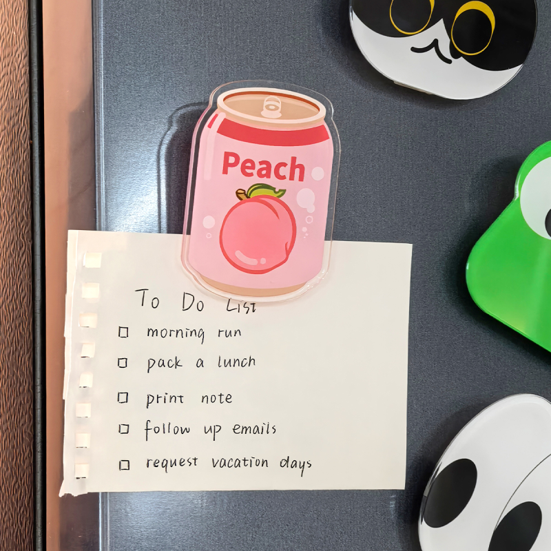 Custom Acrylic Fridge Magnet Clip