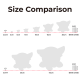 Acrylic Fridge Magnet Clip Size Comparison