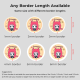 Custom Round Die Cut Stickers Border Length