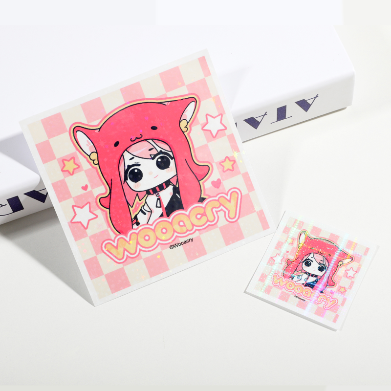 Custom Square Die Cut Stickers