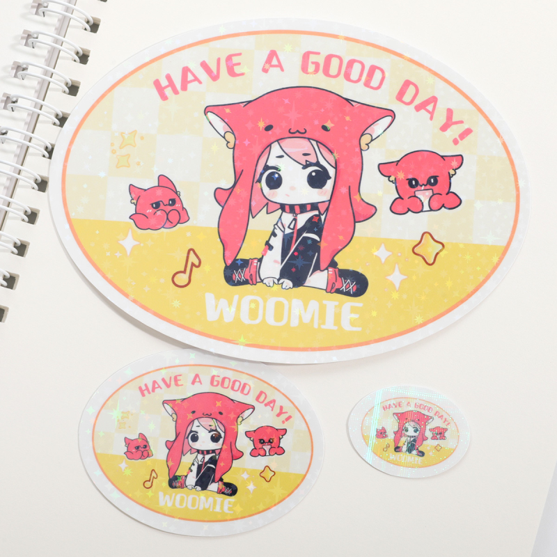Custom Oval Die Cut Stickers