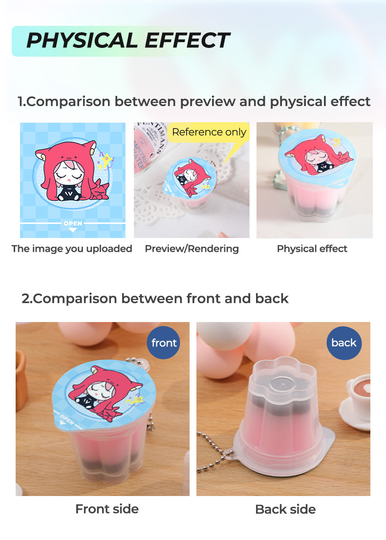 Custom Squishy Pudding Jelly Keychains3