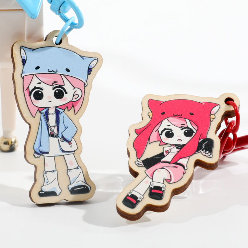 Custom Wood Keychains