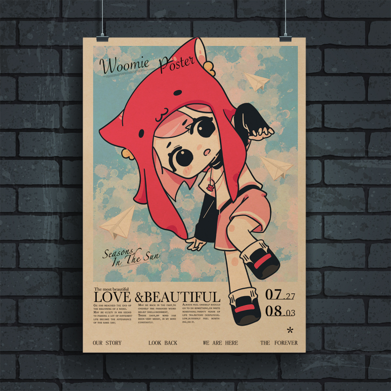 Custom Kraft Paper Poster