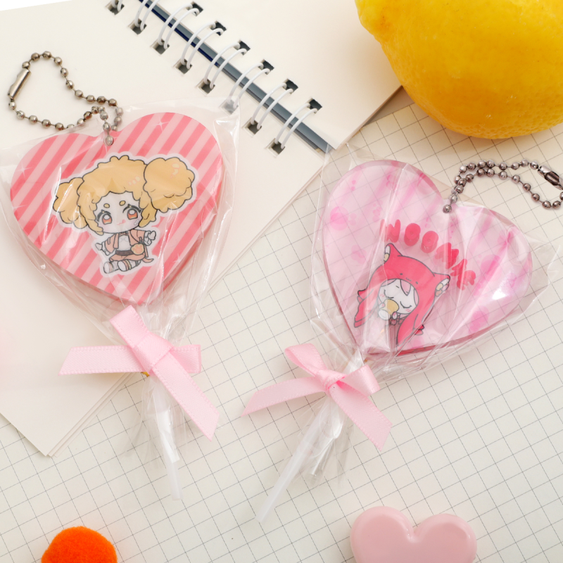 Custom Acrylic Lollipop Keychains