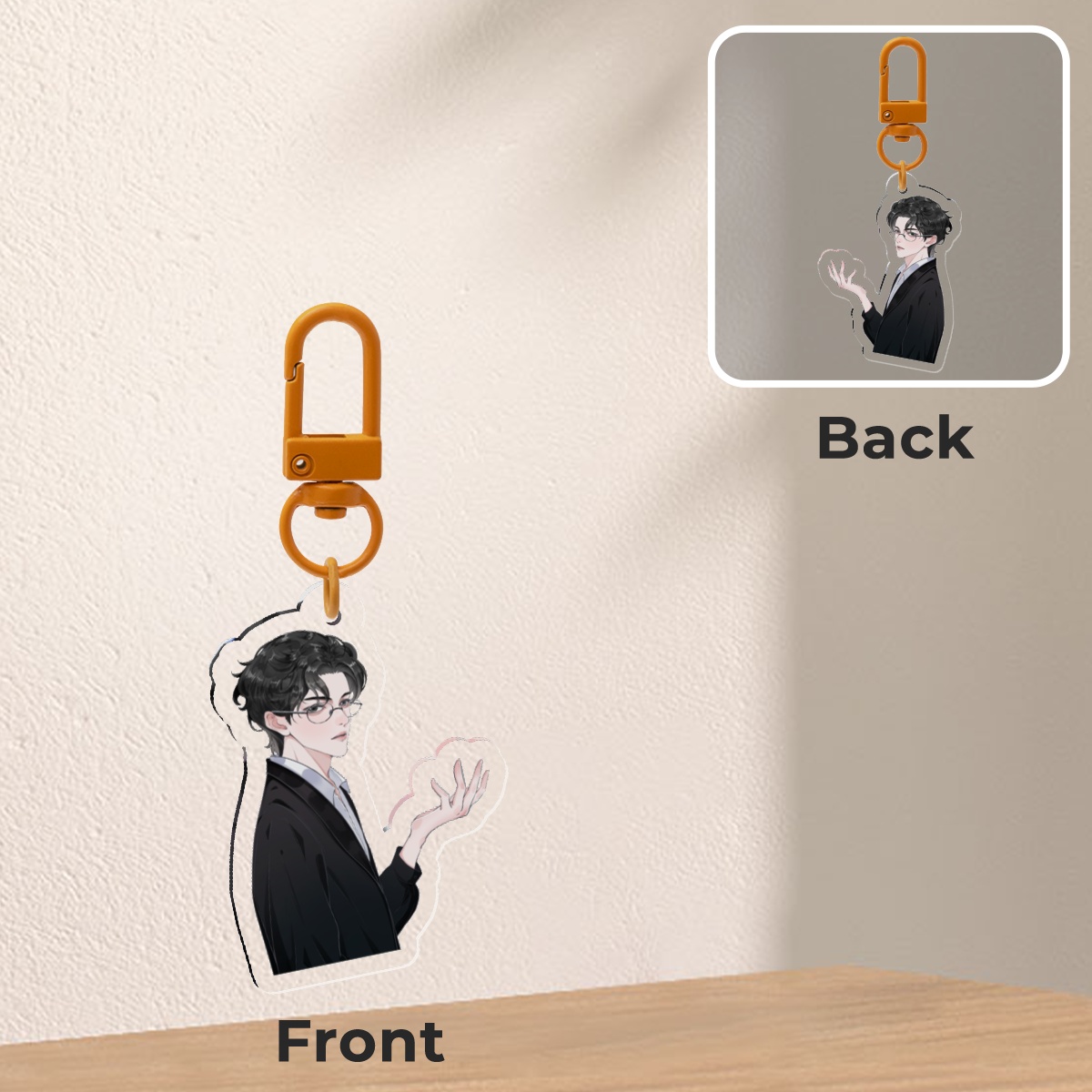 Custom Clear Acrylic Keychains