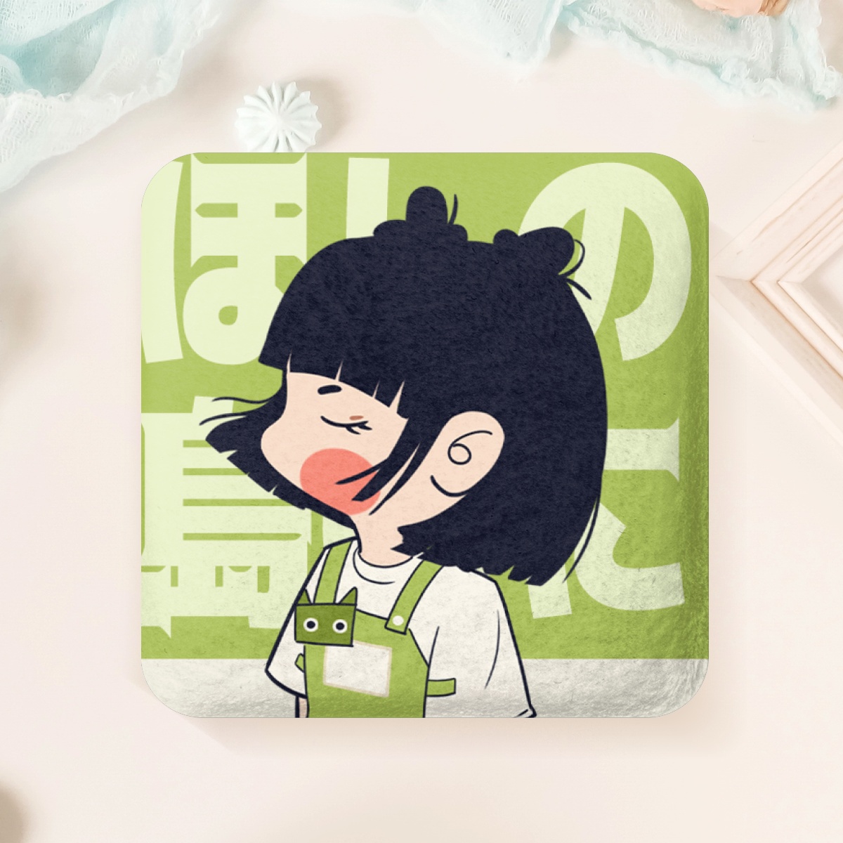 Custom Square Plush Badges
