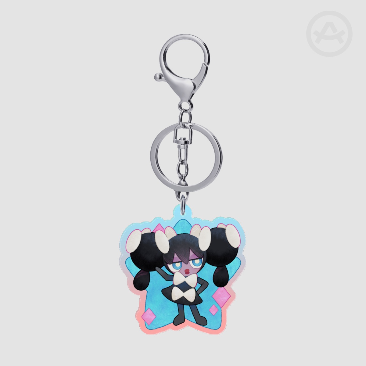 pokemon Gothorita Colored Edge Acrylic Keychains