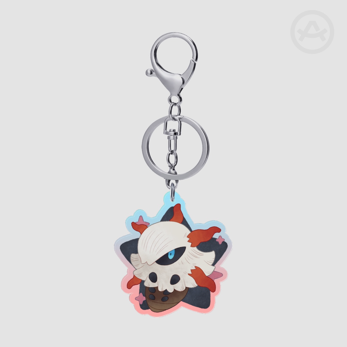 pokemon Larvesta Colored Edge Acrylic Keychains