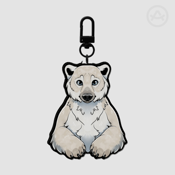 Polar Bear - Acrylic Keychain