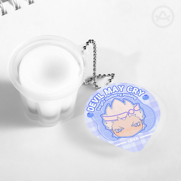 [DMC] Vergil Squishy Pudding Jelly Keychain