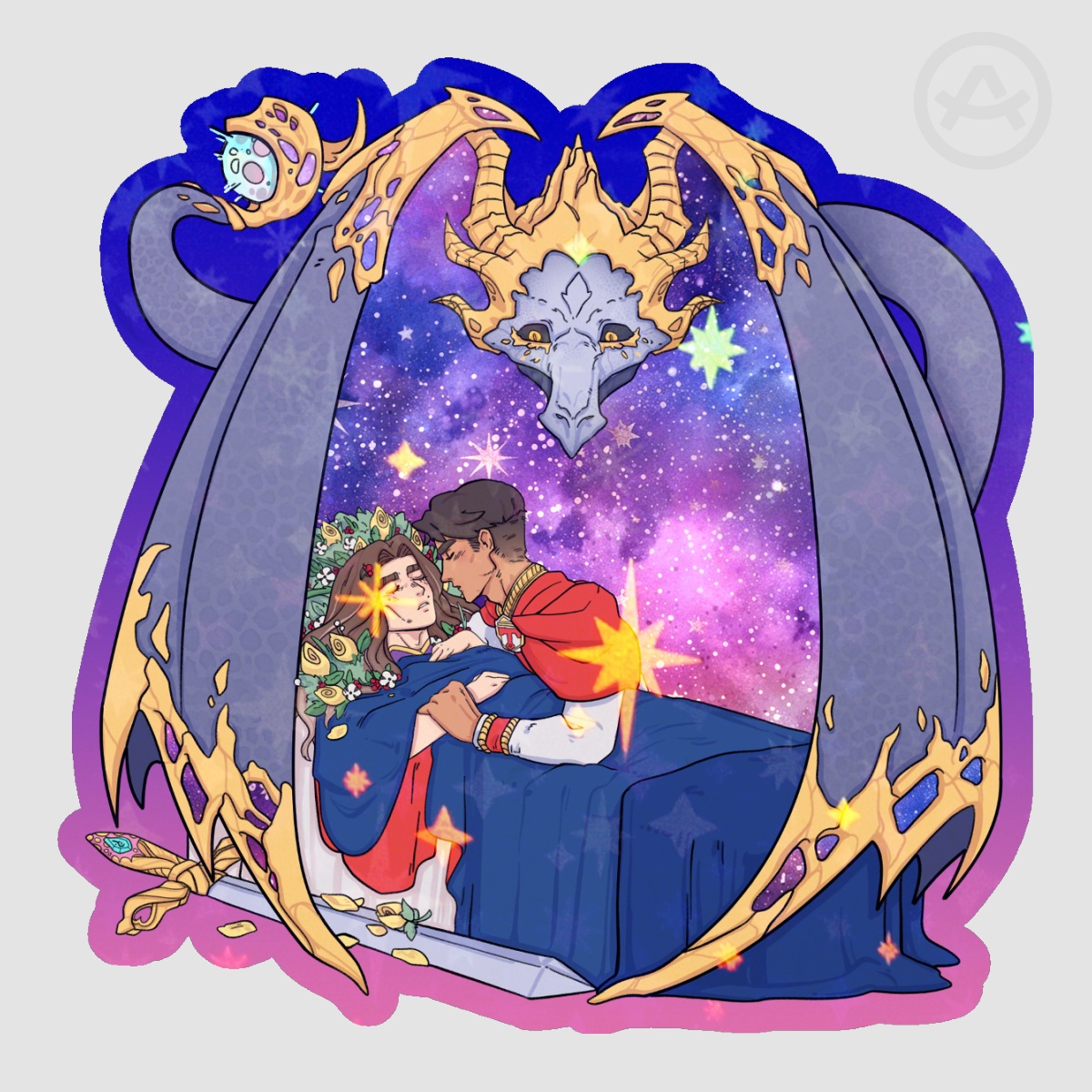 Arcane - JayVik FairyTale theme Stamp Rally - Die Cut Stickers