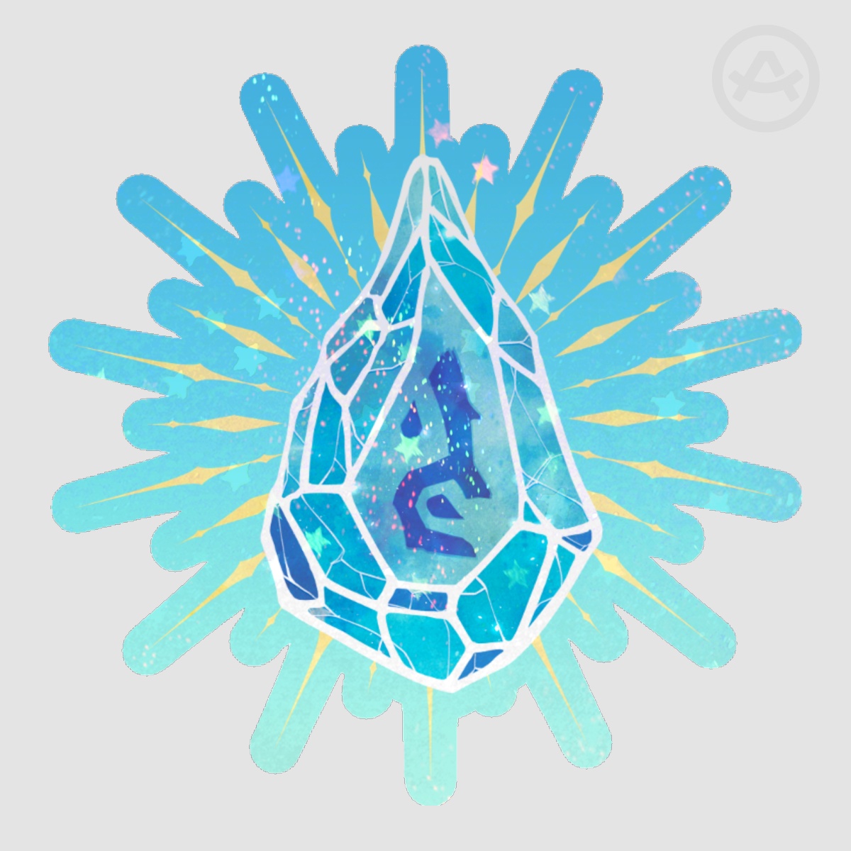 Arcane - Rune of Acceleration - 6cm die cut sticker