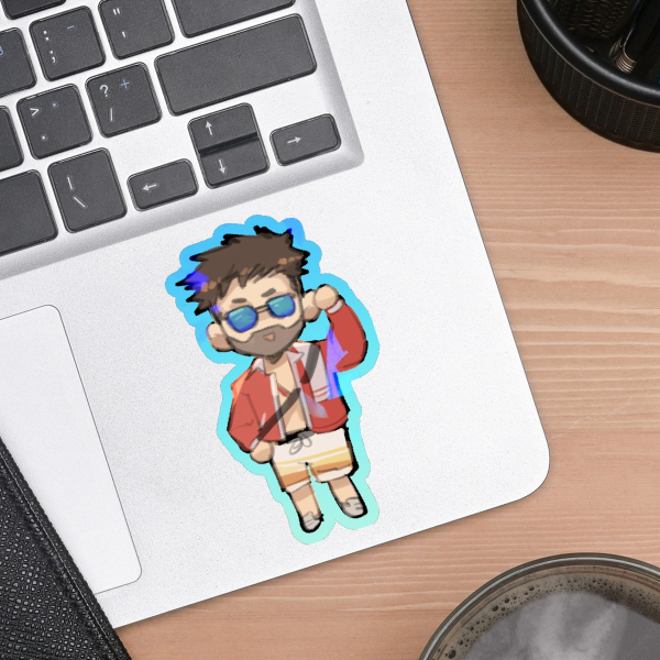 DBD - Impromptu Beach David King Sticker