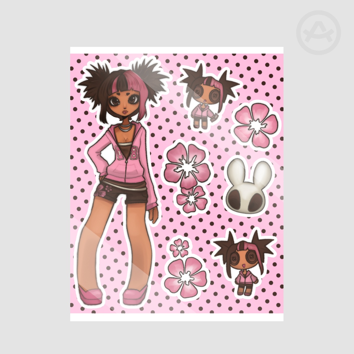 Tommy sticker sheet