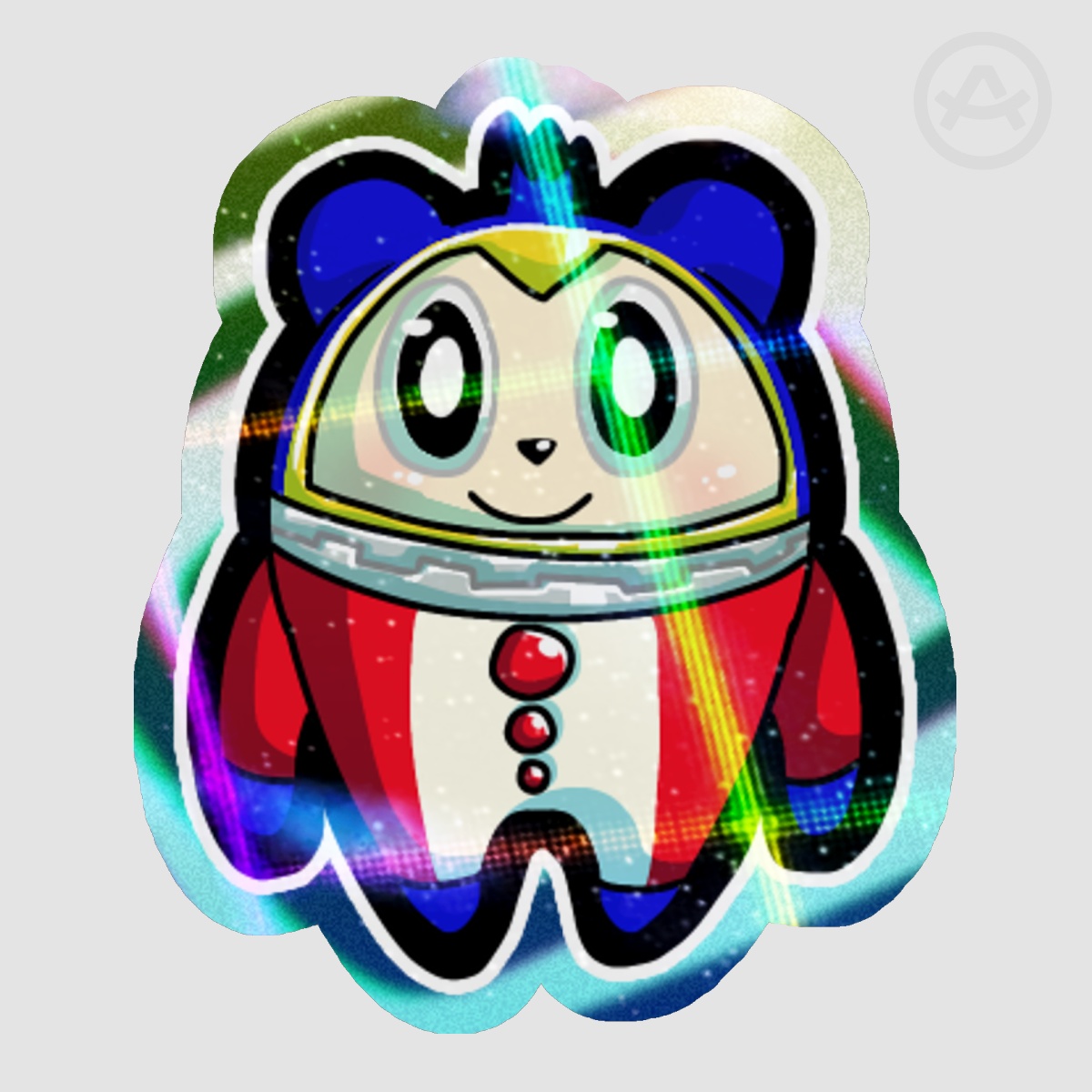P4 Nui Holo Jumbo Sticker - Teddie (Mascot)