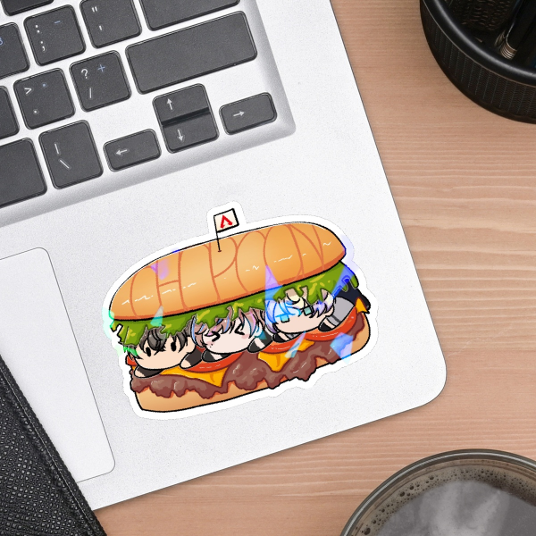 Chopcon Chopped Cheese Stickers