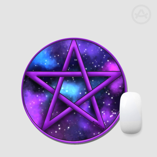 Galaxy Pentable Round Mouse Pad