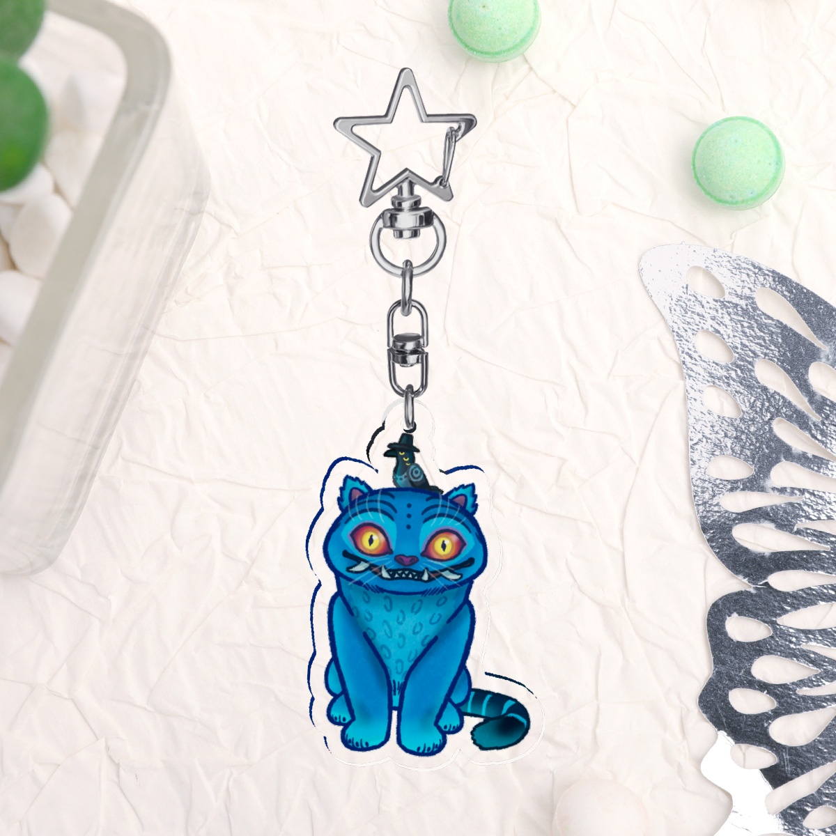 KPDH Tiger acrylic keychain