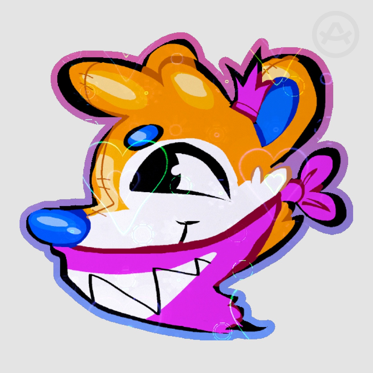 BANDETTO LAPFOXTYRAX fan sticker