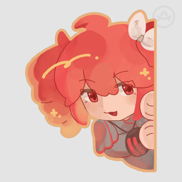 Peeking teto sticker