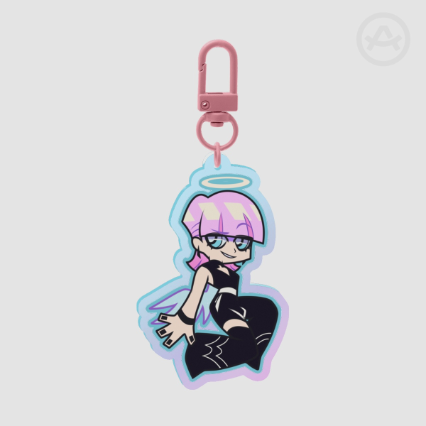NewPSG Polyurethane Rainbow Acrylic Keychain