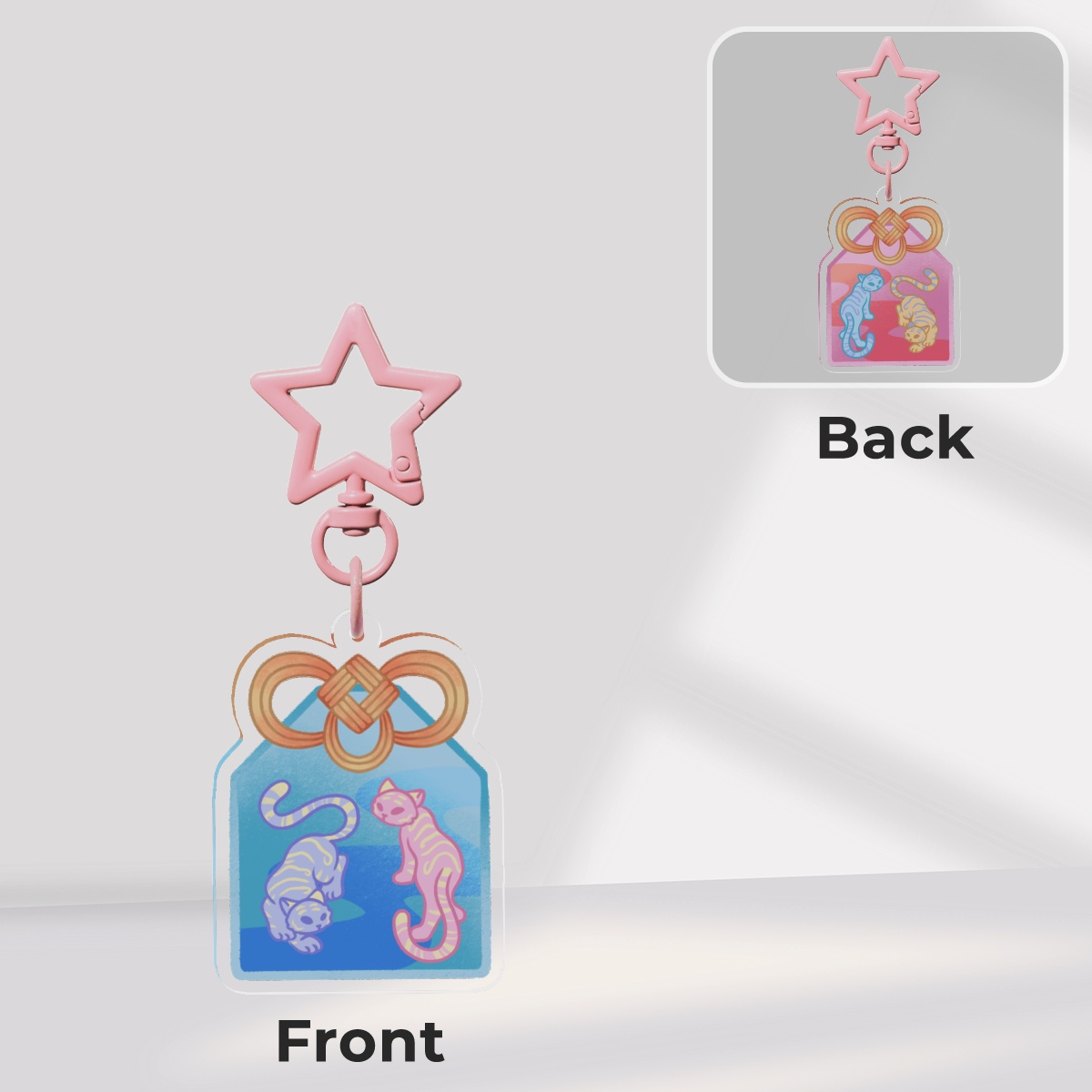 Original l Protection Charm Acrylic Keychain