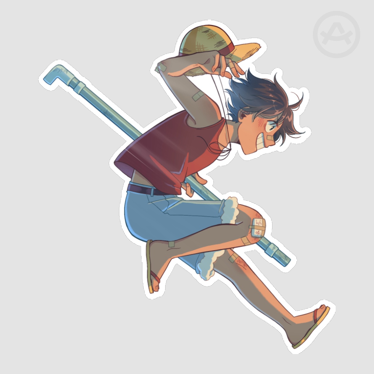 Luffy sticker
