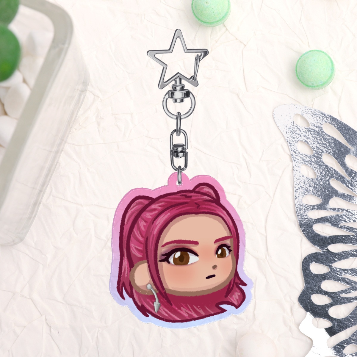 Mira KPDH acrylic keychain