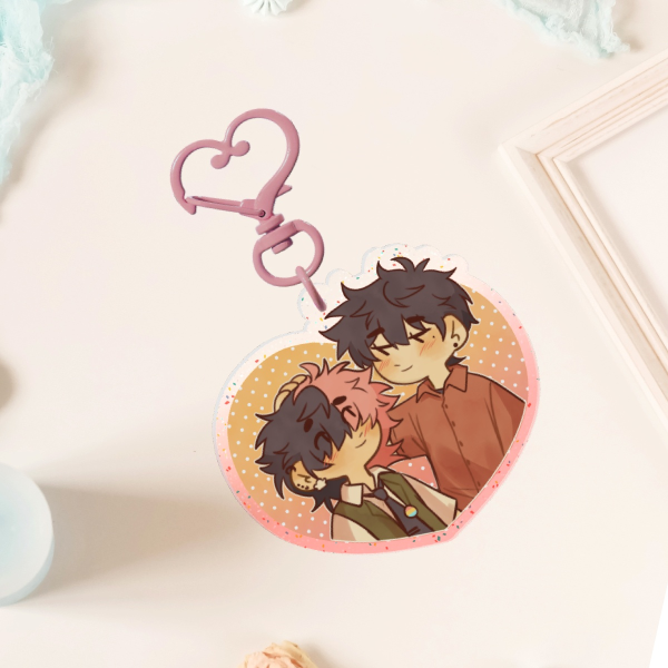 Aron and Liam keychain