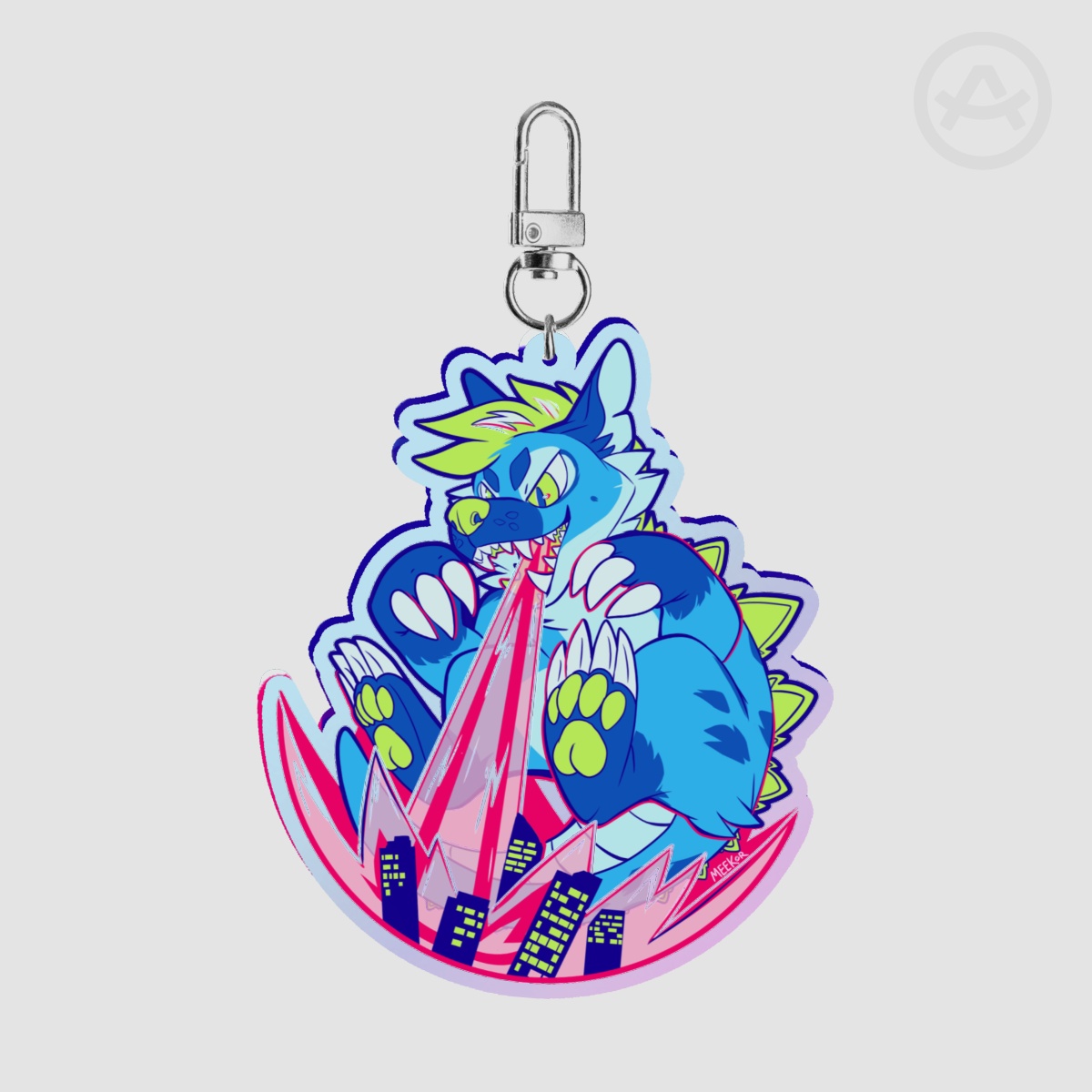 Stomping Time ! -  Rainbow Acrylic Keychains